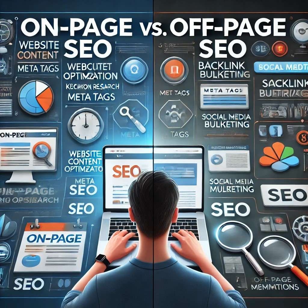 differences of onpage and offpage seo